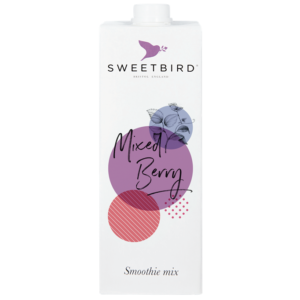 Glotnutis įvarių uogų Sweetbird “Mixed Berry Smoothie”, 1 l