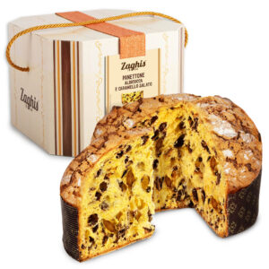 Panettone pyragas SCRIGNO su abrikosais ir sūdyta karamele